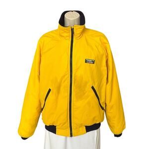 Vintage L.L.Bean Freeport Maine Warm-Up Bomber Jacket Size S, Yellow